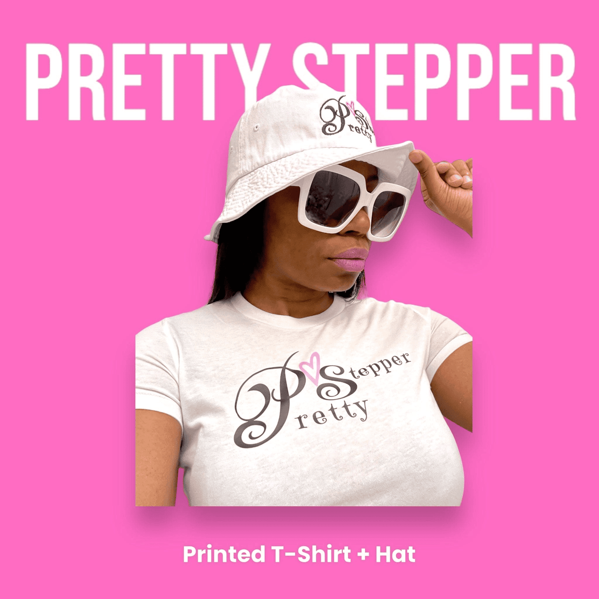 White Short Sleeve Print T-Shirt “Promo”