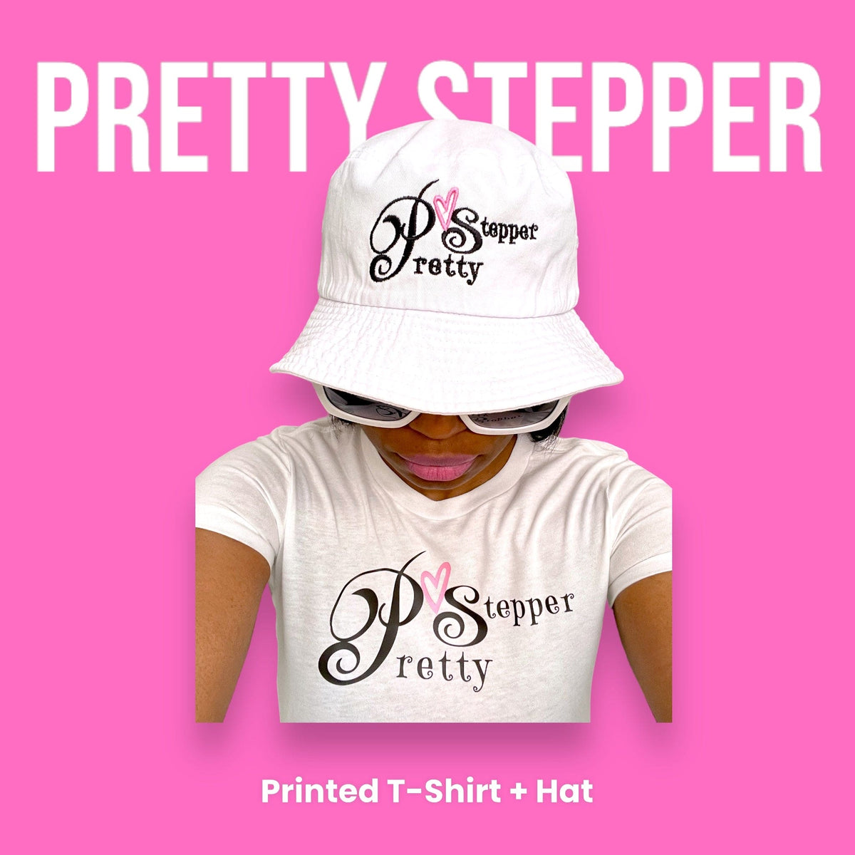 White Short Sleeve Print T-Shirt “Promo”